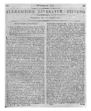 Neueste Annalen der französischen Arzneykunde und Wundarzneykunst. - Leipzig : Böhme Bd. 1. - 1791