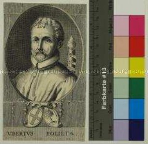 Porträt des italienischen Historikers und Linguisten Oberto Foglietta