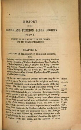 The history of the British and Foreign Bible Society : from its institution in 1804, to the close of its jubilee in 1854. 1