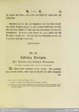 No. 66. Ludewig Dorigny. Die Marter des heiligen Lorenzius