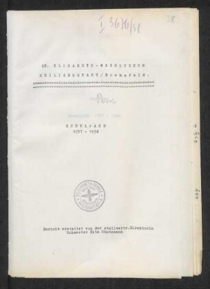 1937/38: Schuljahr ... - 1937/38