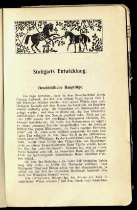 Geschichtliche Hauptzüge.