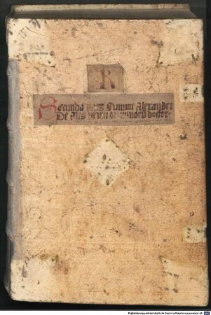 Summa universae theologiae, secu[n]da pars