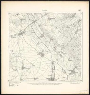 Meßtischblatt 2970 : Kerpen, 1895 : Kerpen. - Aufn. 1893. - 1:25000. - [Berlin]: Reichsamt für Landesaufnahme, 1895. - 1 Kt.