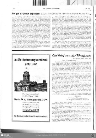 Ein Brief von der Westfront!