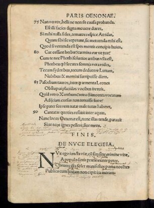 De Nuce Elegeia.