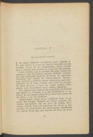 Capítulo IV - En la selva virgen