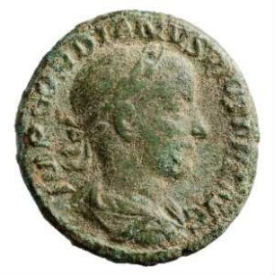 Münze, As, 240 n. Chr.