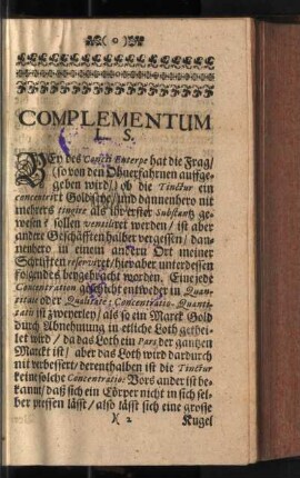 Complementum