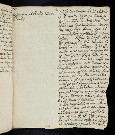 111r-111v, Responsorum Abbatis Bronbacensis, 1537