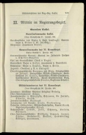 Militär im Regierungsbezirk