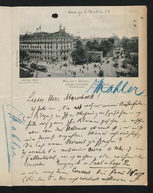 Brief an Max Marschalk : [1906]