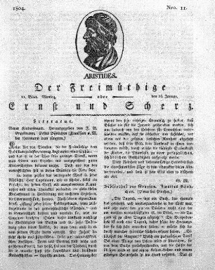 Nro. 11., Montag den 16. Januar