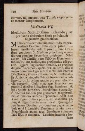 110-117, Meditatio VI