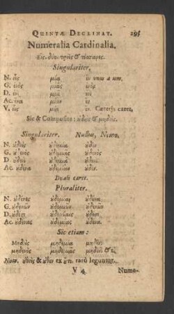 [32. Numeralia Cardinalia]