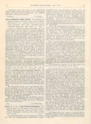 171-173 [Rezension] Cronin, H.S., Codex Purpureus Petropolitanus