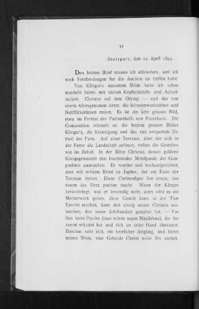 Stuttgart, den 12. April 1893.