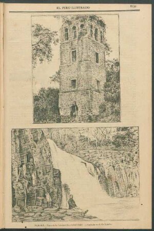 [Vista de] Panamá - Torre de la Catedral (La ciudad vieja).