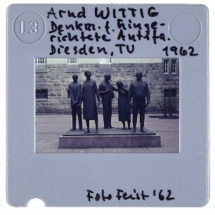 Dresden, Gedenkstätte Münchner Platz,Dresden, Wittig, Figurengruppe der Antifaschistische Mahn- und Gedenkstätte