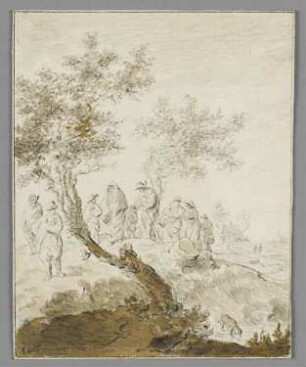 Landschaft mit Staffage