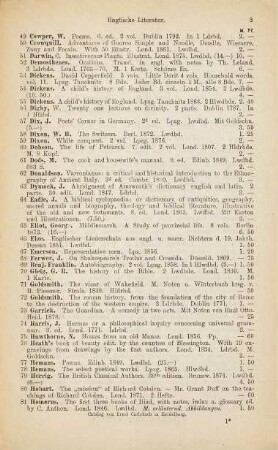 Antiquarisches Bücherverzeichnis. 88. 1879