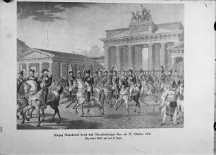 Napoleons Einzug in Berlin am 27.09.1806