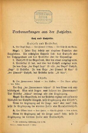 Deutsche Grammatik : Sprach- und Übungsbuch : Zum Gebrauche an den Mittelschulen