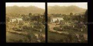 Häuser und Park von Altschmecks