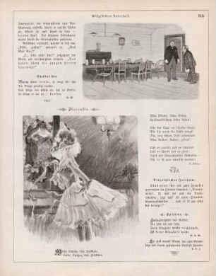"Mißglückter Ueberfall" "Pierrette"