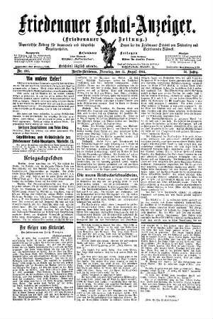 Nr. 186, 11.08.1914