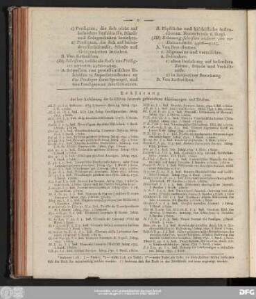Erklärung der bey Anführung der kritischen Journale gebrauchten Abkürzungen und Zeichen.