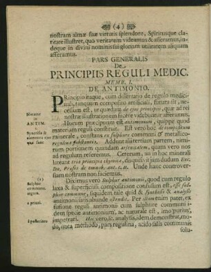 Memb. I. De Antimonio.