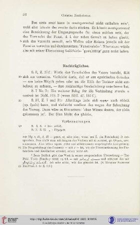 Nachträgliches