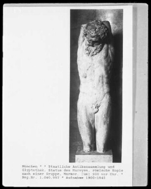 Statue des Marsyas, römische Kopie nach einer Gruppe
