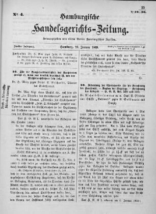 No. 4. 23. Januar 1869