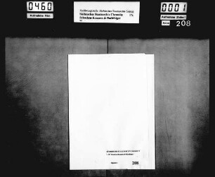 Rundschreiben der Geschäftsleitung zur Geschäftsführung und zur Hausorganisation