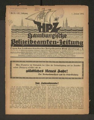 Nr. 1 / 21. Jahrgang 1. Januar 1931