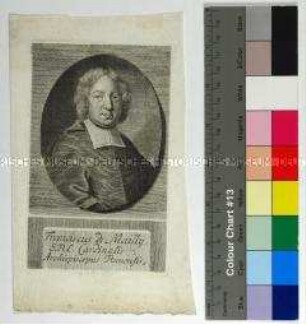Porträt des französischen Theologen François de Mailly Erzbischof und Duc de Reims