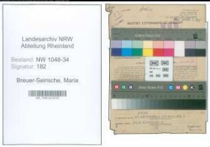 Entnazifizierung Maria Breuer-Seinsche , geb. 13.10.1891 (Aerztin)
