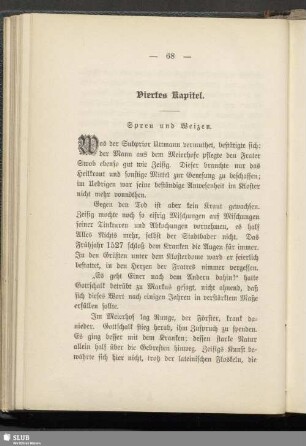 Viertes Kapitel. Spreu und Weizen