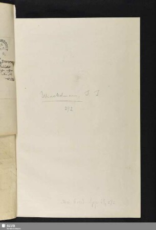 272. Winckelmann, Johann Joachim