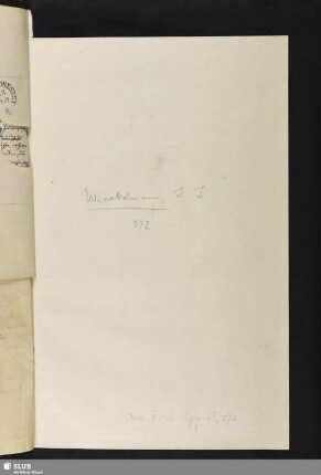 272. Winckelmann, Johann Joachim