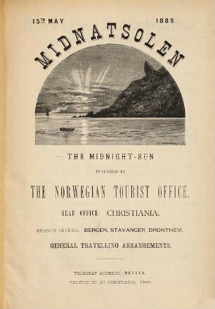Midnatsol en = The midnight sun, 1889, 15. Mai