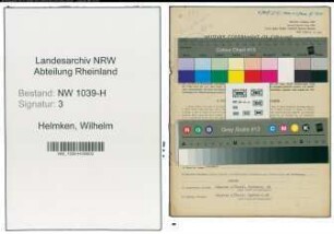 Entnazifizierung Wilhelm Helmken , geb. 18.02.1887 (Kaufmann)