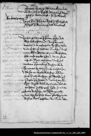 Ausschreiben für den Kreistag zu Halberstadt, Januar 1595