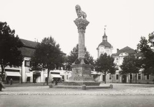 Eichstätt, Domplatz : Eichstätt. Denkmal für die Gefallenen des Krieges 1870/71 auf dem Domplatz
