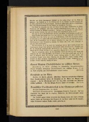 General Alexejew Oberbefehlshaber der russischen Armeen.