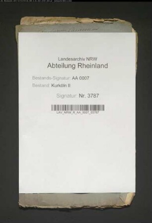 Reichshofratskonklusum in Sachen des stadtkölnischen Waisenhauses