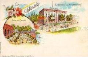 Werbepostkarte für ein Ausflugslokal