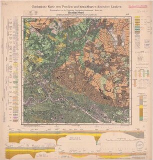 [Neue Nr. 3446]: Berlin-Nord : geologische Karte Berlin-Nord